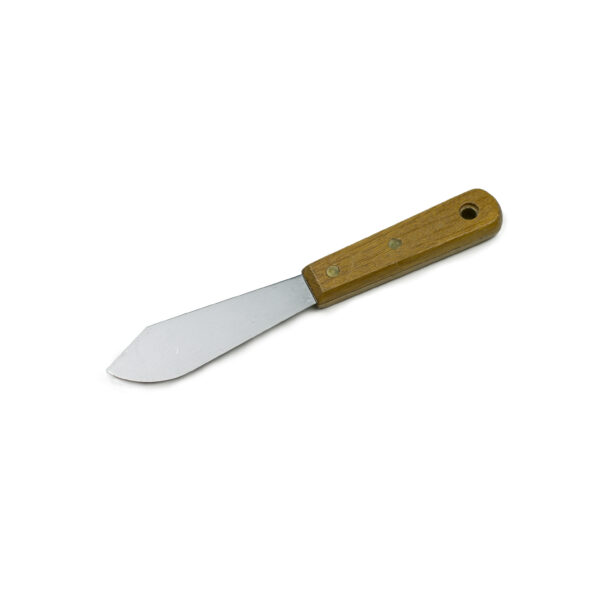 Kittkniv, trähandtag, fasad kant